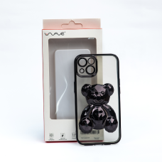 Чохол Apple iPhone 14 WAVE Perfomance Bear Black