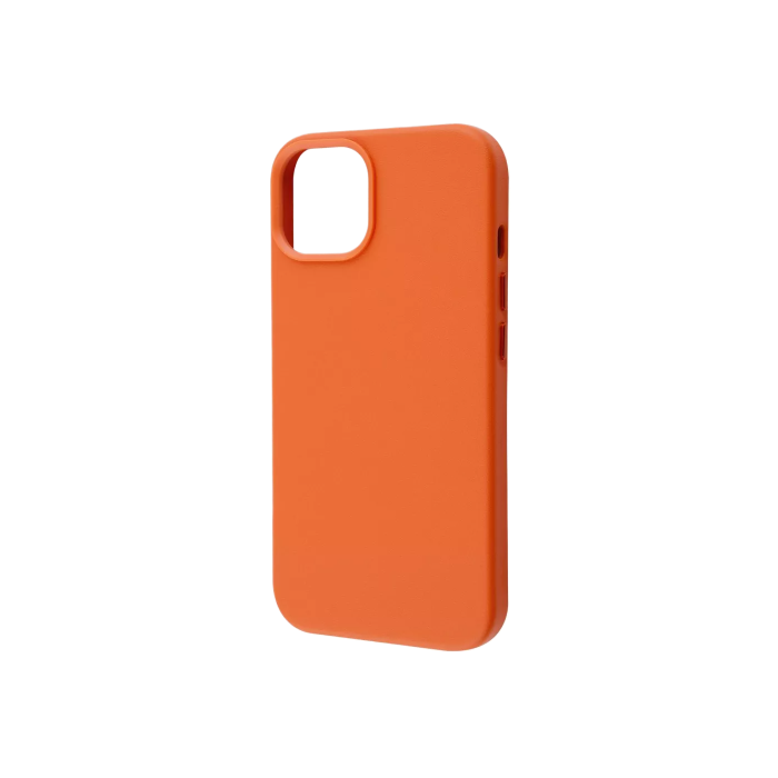 Чохол WAVE Premium Leather Edition Case with Magnetic Ring iPhone 14 (orange)