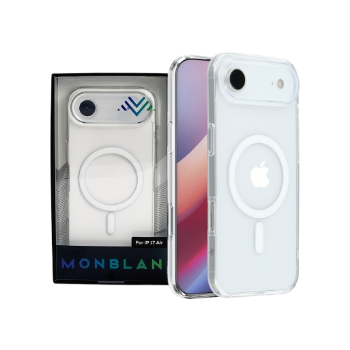 Чохол Monblan iPhone 17 Air Magnetic Crystal Series (Transparent)