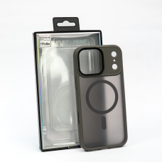 Apple iPhone 17 Pro Max Hybrid case + MagSafe (Matt gray)