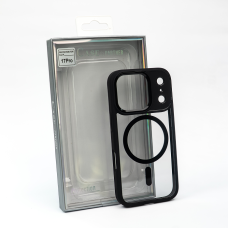 Apple iPhone 17 Pro Hybrid case + MagSafe (Clear black)