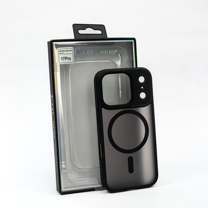Apple iPhone 17 Pro Hybrid case + MagSafe (Matt black)
