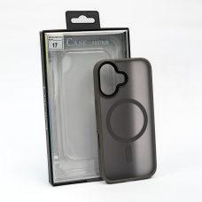 Apple iPhone 17 Hybrid case + MagSafe (Matt gray)