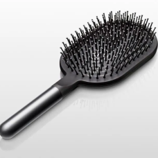 Dyson Paddle brush Nickel/Black