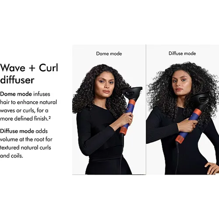Мультистайлер Dyson Airwrap i.d. multi-styler and dryer Curly+Coily Vinca Blue/Topaz