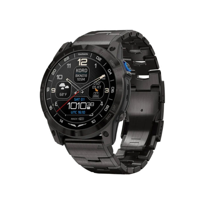 Garmin D2 Mach 1 Pro with Vented Titanium Bracelet