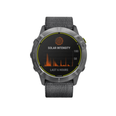 Garmin Enduro Steel with Gray UltraFit Nylon Strap (010-02408-00,010-02408-10)