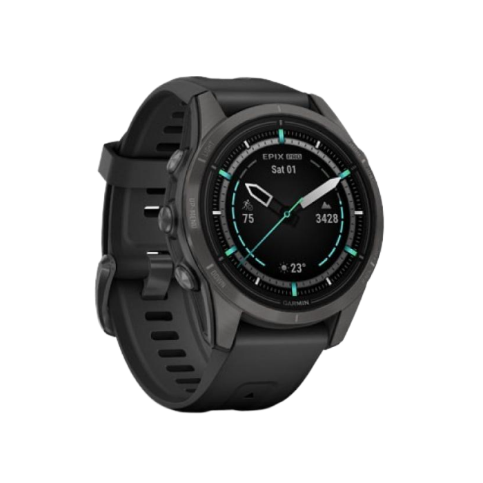 Garmin Epix Pro Gen 2 Sapphire 42mm Carbon G. DLC Ti. with Black Band