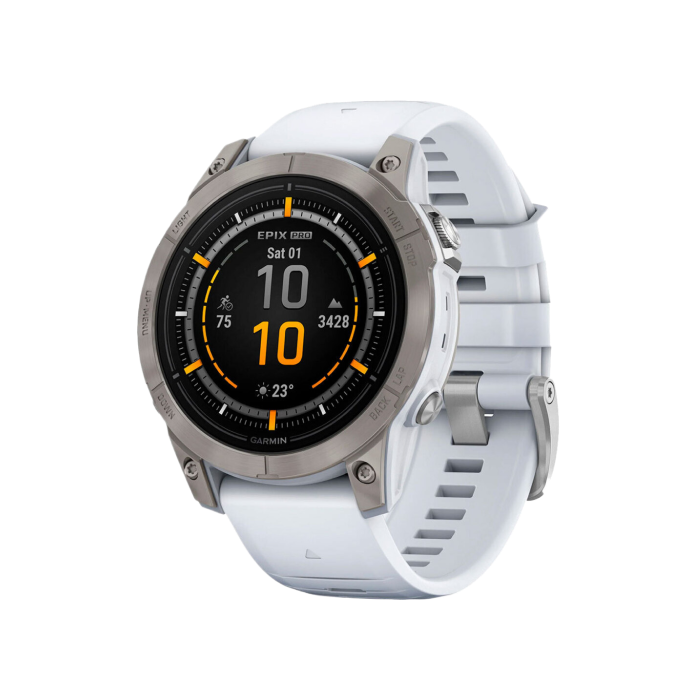 Garmin Epix Pro Gen 2 Sapphire 47mm Titanium w. Whitestone Band