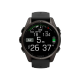 Garmin Fenix 8 43mm AMOLED Sapphire Carbon Gray DLC Titanium with Black/Pebble Gray Silicone Band