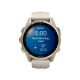 Garmin Fenix 8 43mm AMOLED Sapphire Soft Gold with Fog Gray/Dark Sandstone Silicone Band