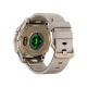 Garmin Fenix 8 43mm AMOLED Sapphire Soft Gold with Limestone Leather Band