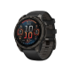 Garmin Fenix 8 47mm AMOLED Sapphire Carbon Gray DLC Titanium with Black/Pebble Gray Silicone Band