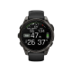 Garmin Fenix 8 47mm AMOLED Sapphire Carbon Gray DLC Titanium with Black/Pebble Gray Silicone Band