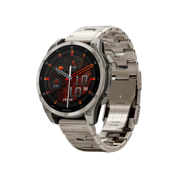 Garmin Fenix 8 47mm AMOLED Sapphire Titanium with Titanium Band