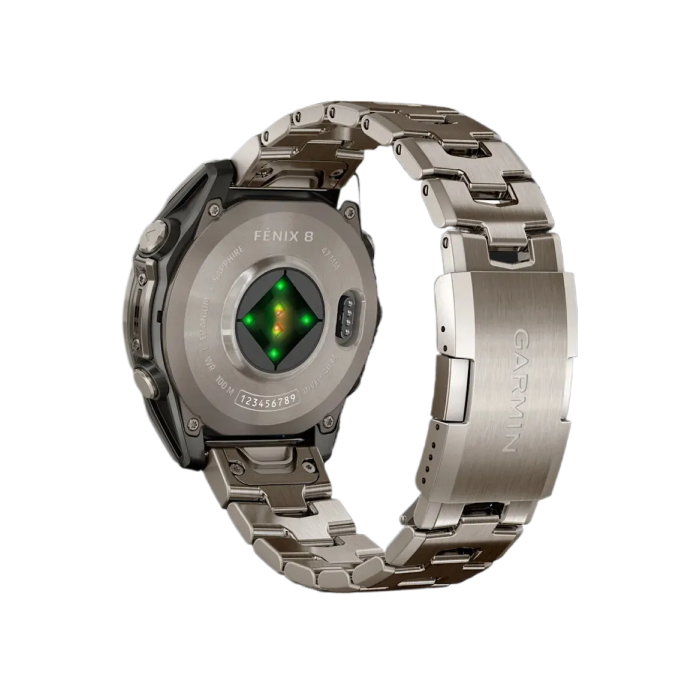 Garmin Fenix 8 47mm AMOLED Sapphire Titanium with Titanium Band