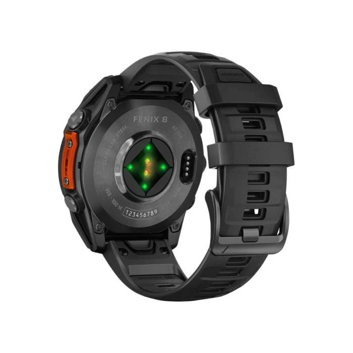 Garmin Fenix 8 47mm AMOLED Slate Gray with Black Silicone Band