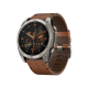 Garmin Fenix 8 51mm AMOLED Sapphire Carbon Grey DLC with Chestnut Leather Band