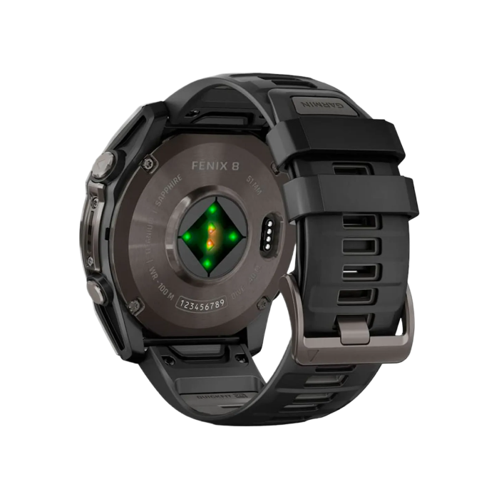 Garmin Fenix 8 51mm AMOLED Slate Gray with Black Silicone Band