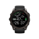 Garmin Fenix 8 51mm AMOLED Sapphire Carbon Gray DLC Titanium with Black/Pebble Gray Silicone Band