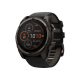 Garmin Fenix 8 51mm Solar Sapphire Carbon Gray DLC Titanium with Black/Pebble Gray Silicone Band