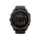 Garmin Fenix 8 51mm Solar Sapphire Carbon Gray DLC Titanium with Black/Pebble Gray Silicone Band