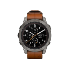 Garmin Fenix 7 Pro Sapphire Solar Titanium with Chestnut L. Band (010-02777-30)