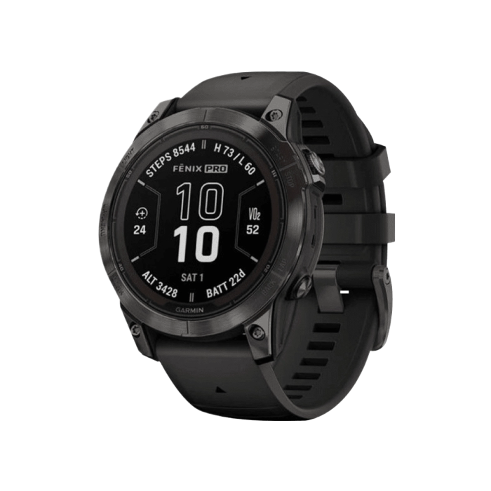 Garmin Fenix 7 Pro Sapphire Solar Carbon G. DLC Tit. with Black Band