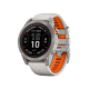 Garmin Fenix 7 Pro Sapphire Solar Titanium w. Fog Gray/Ember O. Band
