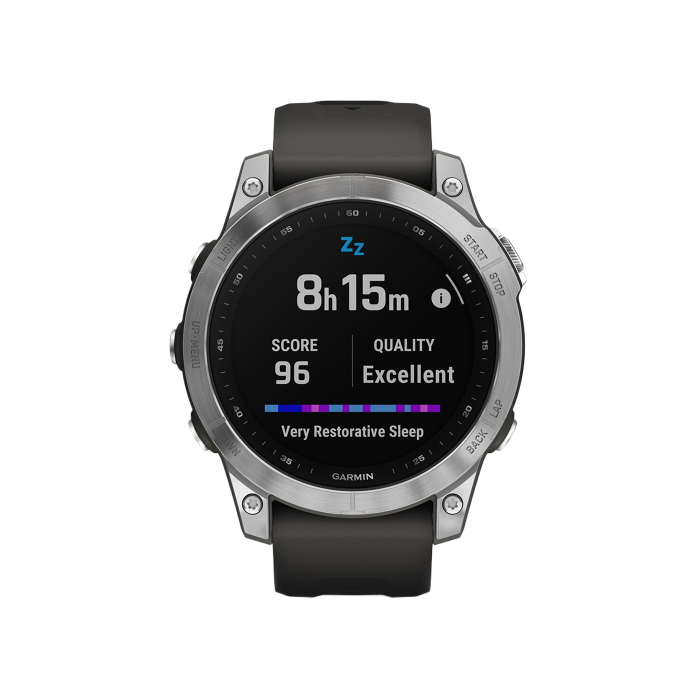 Garmin Fenix 7 Silver with Graphite Band