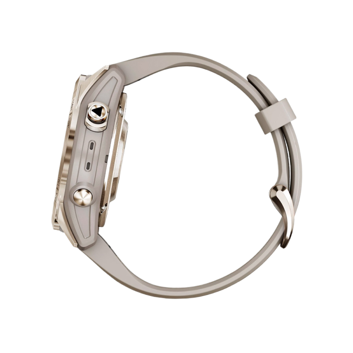 Garmin Fenix 7S Pro Sapphire Solar Soft Gold w. Light Sand Band