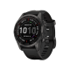 Garmin Fenix 7S Sapphire Solar Carbon G. DLC Titanium w. Black Band