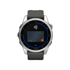 Garmin Fenix 7S Silver with Graphite Band (010-02539-00,010-02539-01)