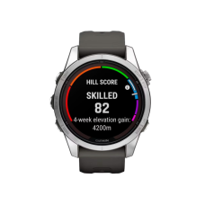 Garmin Fenix 7S Pro Solar Silver w. Graphite Band (010-02776-00,010-02776-01)