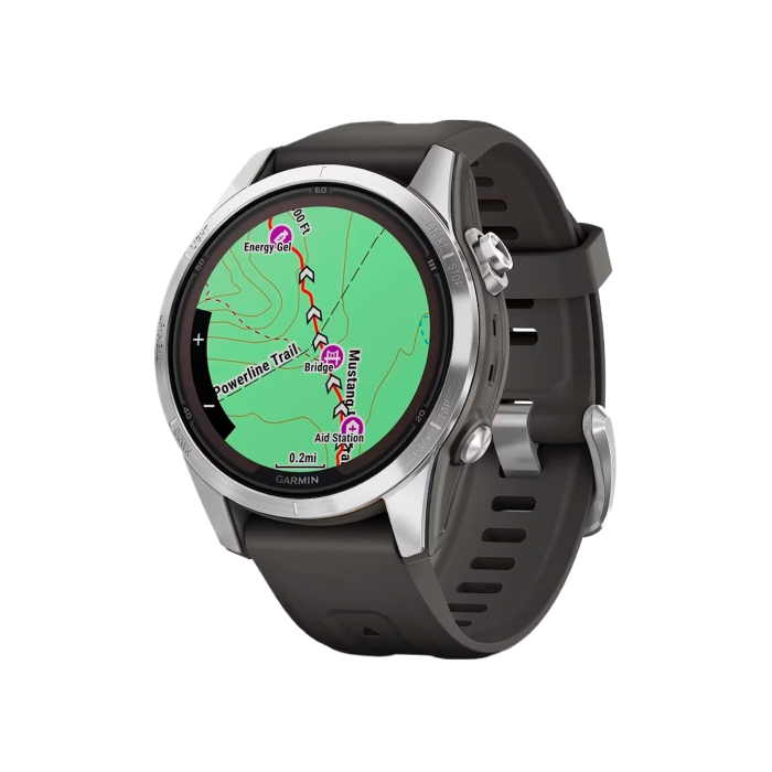 Garmin Fenix 7S Pro Solar Silver w. Graphite Band