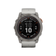 Garmin Fenix 7X Pro Sapphire Solar Titanium w. Fog Gray/Ember O. Band