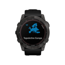Garmin Fenix 7X Sapphire Solar Carbon Gray DLC Titanium with Black Band (010-02541-10,010-02541-11)