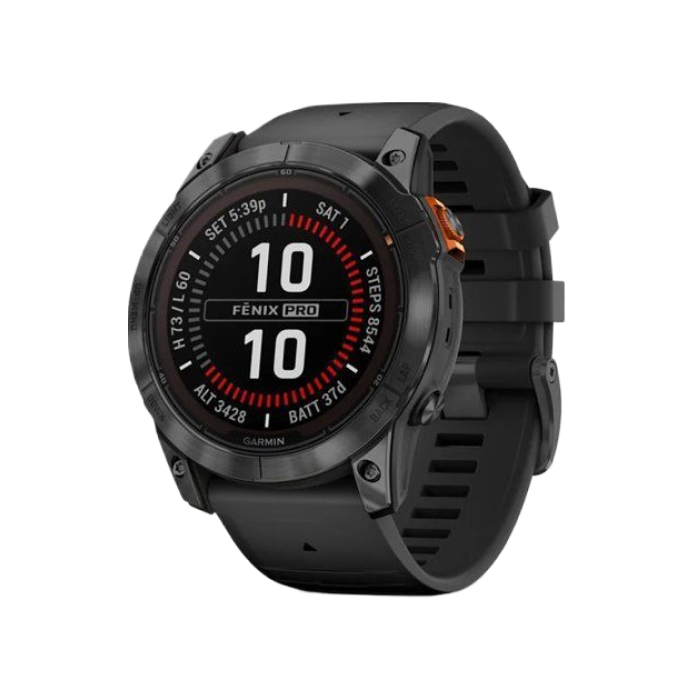 Garmin Fenix 7X Pro Solar Slate Gray w. Black Band