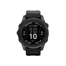 Garmin Fenix 7S Pro Sapphire Solar Carbon G. DLC Tit. with Black Band (010-02776-10,010-02776-11)