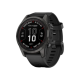 Garmin Fenix 7S Pro Sapphire Solar Carbon G. DLC Tit. with Black Band