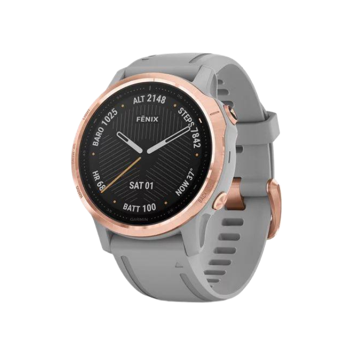 Garmin Fenix 6S Rose Gold-tone with Powder Gray Band