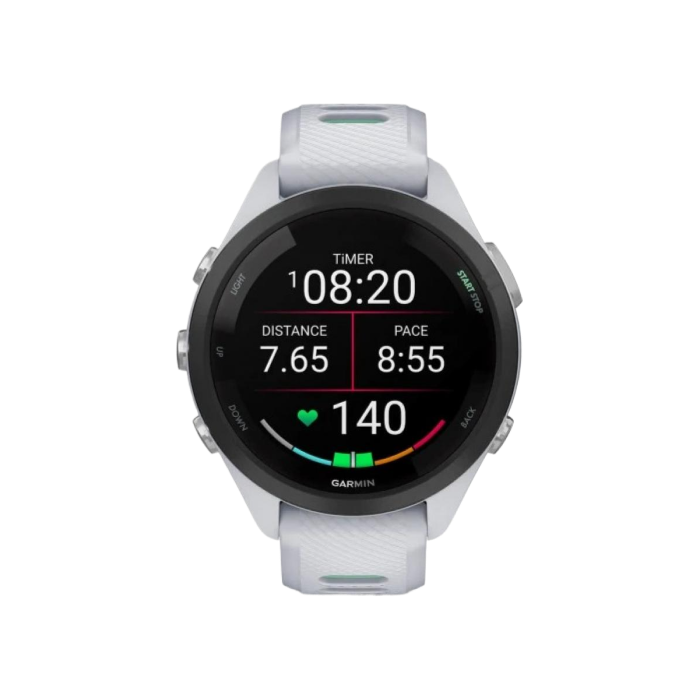 Garmin Forerunner 265S Black Bezel w. Whitestone Case and Whitestone/Neo Tropic S. Band (010-02810-04,010-02810-14)