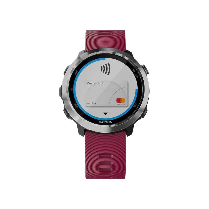 Garmin Forerunner 645 Music With Cerise Colored Band (010-01863-31)