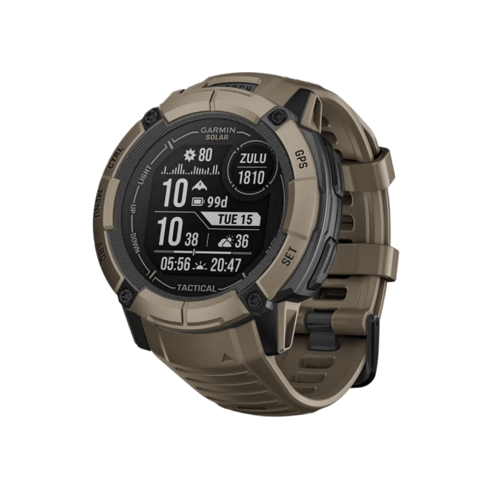 Garmin Instinct 2X Solar - Tactical Edition Coyote Tan