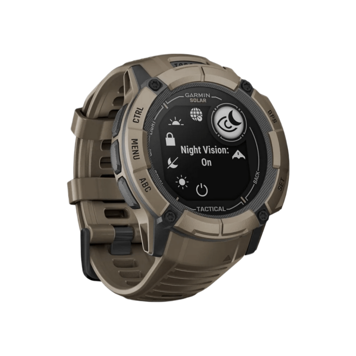 Garmin Instinct 2X Solar - Tactical Edition Coyote Tan