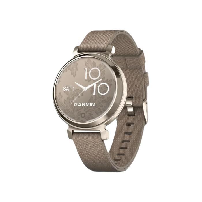 Garmin Lily 2 Classic Cream Gold with Coffee Nylon Band