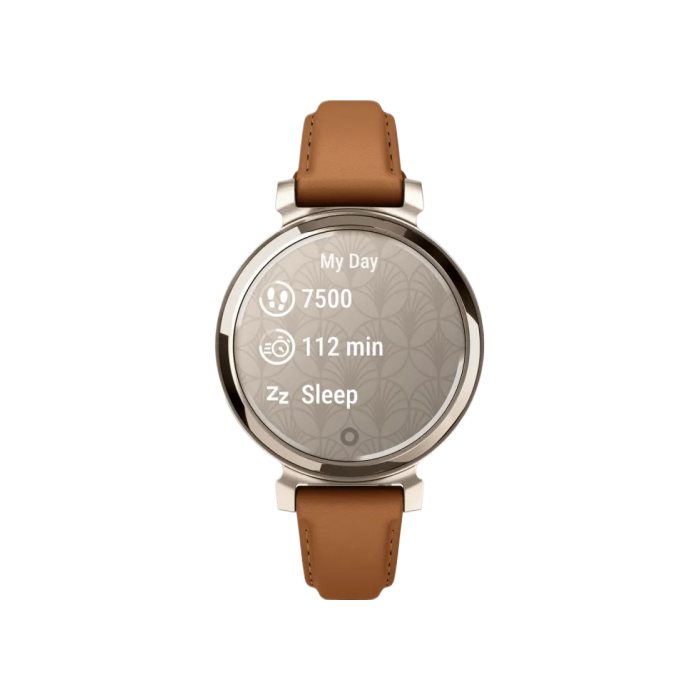Garmin Lily 2 Classic Cream Gold with Tan Leather Band (010-02839-02)