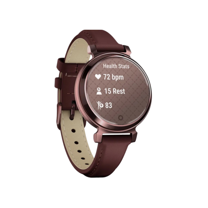 Garmin Lily 2 Classic Dark Bronze with Mulberry Leather Band