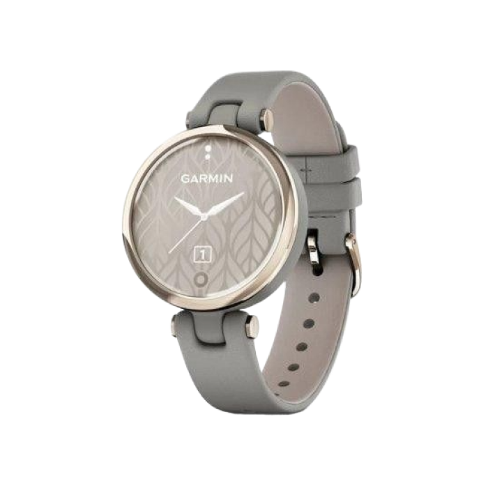 Garmin Lily Classic Edition - Cream Gold Bezel w. Braloba G. Case and Italian L. Band