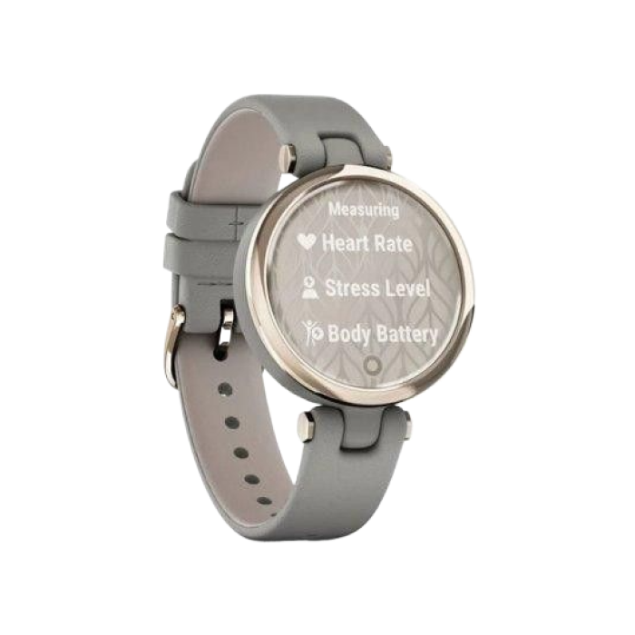 Garmin Lily Classic Edition - Cream Gold Bezel w. Braloba G. Case and Italian L. Band